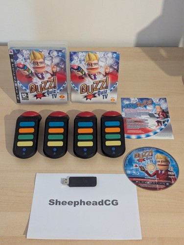 Buzz quiz ps3 - con, 4x