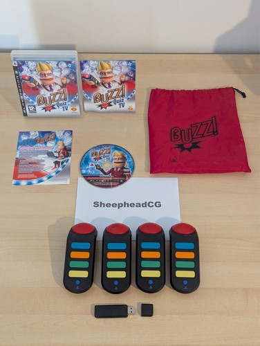 Buzz quiz ps3 con - con, 4x