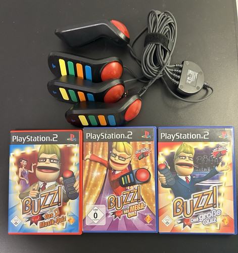 Playstation buzz buzzer set - playstation,